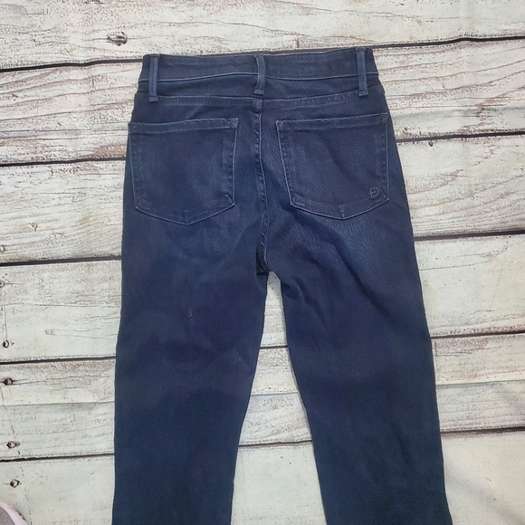 Fidelity Denim "Cher" Sample Velvet Striped Jeans - Picture 7 of 11